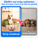 PiggyToy hundleksak - på/av-knapp och utbytbart överdrag