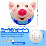 PiggyToy hundleksak - mjukt tvättbart plyschöverdrag